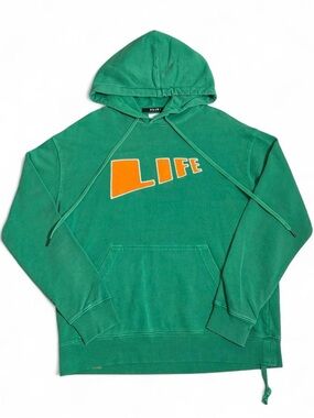 Ksubi “LIFE” Cotton Drawstring Hoodie Rare